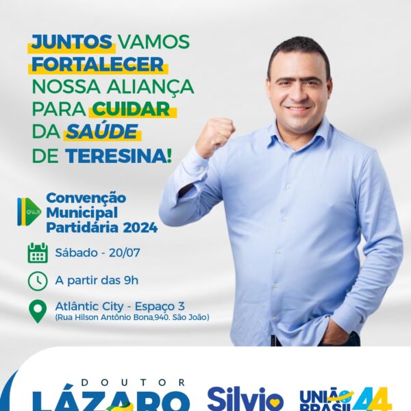 Está chegando o grande dia da nossa Convenção Municipal Partidária 2024! 